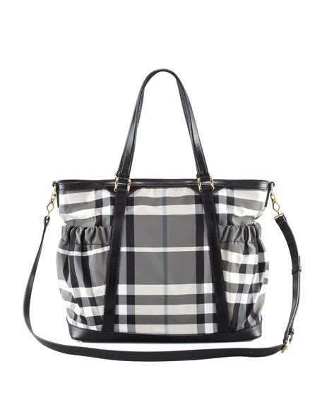 Burberry Beat Check Diaper Tote Bag 